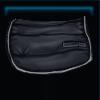 Thick black saddle pad