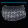 Gray plaid saddle pad