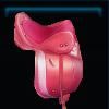 Deluxe pink Spring saddle