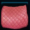 Luxury pink Spring saddle pad