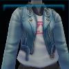 Blue equestrian jacket