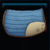 Blue western saddle pad
