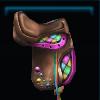Colorful Easter saddle