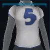 Blue Team shirt: 5