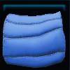 Blue beach saddle pad