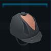 Black beach helmet