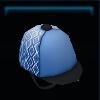 Blue sailing helmet