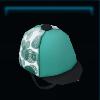 Green stable helmet