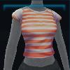 Stripy beach t-shirt