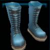 Blue stable boots