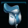 Blue sailing saddle