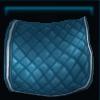 Blue sailing saddle pad