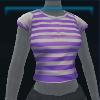 Purple striped t-shirt