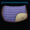 Purple champion saddle pad
