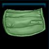 Green riding instructor saddle pad