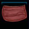 Red riding instructor saddle pad