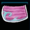 Pink water saddle pad