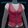 Red city vest