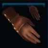 Brown suede gloves