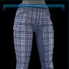 Blue checkered pants