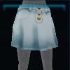 Light blue denim skirt