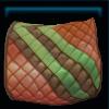 Orange harvest saddle pad