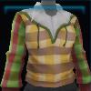 Yellow striped harvest sweater