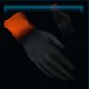 Black Halloween gloves
