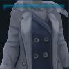 Gray Winter trench coat