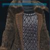 Brown leopard coat
