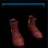Red city boots