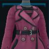 Pink trendy trench coat