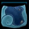Blue western saddle pad