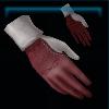 Burgundy leather gloves