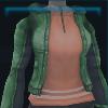 Green streetwear jacket