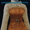 Orange dressage jacket