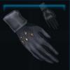 Black equestrian gloves