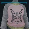 Pink lynx sweater