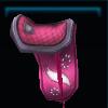 Pink foxtail saddle