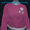 Pink wool sweater