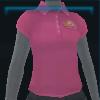 Pink cotton polo