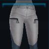 White and blue outdoor pants