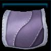 Purple street saddle pad