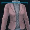 Pink cross-country riding jacket