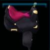 Black lotus saddle