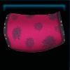 Cerise lotus saddle pad