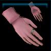 Pink farm gloves