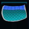 Turquoise water saddle pad