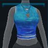 Blue ocean vest