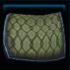 Blue deep-sea saddle pad